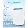imageEUHOMY Portable Air Conditioners 12000 Btu 3 in 1 Portable Cooling AC with Dehumidifier Fan Modes Standup AC Unit with 46dB Low Noise ampamp 24H Timer Sleep Mode for Bedroom Rooms up to 550 SqFt12000 BTU NEW