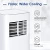 imageEUHOMY Portable Air Conditioners 8000 Btu 3 in 1 Portable Cooling AC with Dehumidifier Fan Sleep Modes AC Unit with Remote Control ampamp 24H Timer for Bedroom Rooms Apartments up to 350 SqFt8 000 BTUs  2024