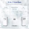 imageEUHOMY Portable Air Conditioners 8000 Btu 3 in 1 Portable Cooling AC with Dehumidifier Fan Sleep Modes AC Unit with Remote Control ampamp 24H Timer for Bedroom Rooms Apartments up to 350 SqFt8 000 BTUs  2024