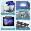 imageEUHOMY Portable Dishwasher Countertop Dishwashers 8 Programs Mini Dishwasher 5L Builtin Water Tank and Inlet hose Self Clean Baby Care Air Dry Function for Apartments ampamp RVs No Hookup Needed8 Programs  Black Door