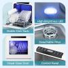 imageEUHOMY Portable Dishwasher Countertop Dishwashers 8 Programs Mini Dishwasher 5L Builtin Water Tank and Inlet hose Self Clean Baby Care Air Dry Function for Apartments ampamp RVs No Hookup Needed8 Programs  White Door