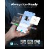 imageEUHOMY Smart Nugget Ice Maker Countertop Portable Sonic Ice Maker with APP Control 40lbs24H Ready in 8 Mins SelfCleaning Pebble Ice Machine with Hanging Ice Scoop for HomeKitchenOfficeBlack