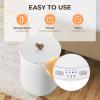 imageEUHOMY Towel Warmer Bucket 20L Large Towel Warmers for Bathroom and Spa Auto ShutOff ampamp Adjustable Timer for 20406090 mins Hot Towel Warmer with Fragrance Disc Gift for HimampampHer BlanketsWhite