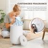 imageEUHOMY Towel Warmer Bucket 20L Large Towel Warmers for Bathroom and Spa Auto ShutOff ampamp Adjustable Timer for 20406090 mins Hot Towel Warmer with Fragrance Disc Gift for HimampampHer BlanketsWhite