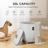 imageEUHOMY Towel Warmer Bucket 20L Large Towel Warmers for Bathroom and Spa Auto ShutOff ampamp Adjustable Timer for 20406090 mins Hot Towel Warmer with Fragrance Disc Gift for HimampampHer BlanketsWhite