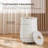 imageEUHOMY Towel Warmer Bucket 20L Large Towel Warmers for Bathroom and Spa Auto ShutOff ampamp Adjustable Timer for 20406090 mins Hot Towel Warmer with Fragrance Disc Gift for HimampampHer BlanketsWhite
