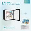 imageEUHOMY Upright freezer 30 Cubic Feet Single Door Compact Mini Freezer with Reversible Stainless Steel Door Small freezer for HomeDormsApartmentOffice SilverBlack