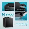 imageEUHOMY Upright freezer 30 Cubic Feet Single Door Compact Mini Freezer with Reversible Stainless Steel Door Small freezer for HomeDormsApartmentOffice SilverBlack