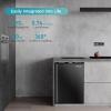 imageEUHOMY Upright freezer 30Cubic Feet Single Door Compact Mini Freezer with Reversible DoorSmall freezer for HomeDormsApartmentOffice BlackBlack