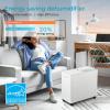 imageEuhomy 1500 SqFt Energy Star Dehumidifier for Basement 22 Pint to 55 Pint Dehumidifier with 085 Gallon Water Tank Capacity Auto DrainageLarge Dehumidifiers For Home with 4 Operation Modes50PintsHT