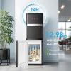 imageEuhomy Bottom Loading Water Cooler for 5 Gallons 3 Temperature SettingsColdHotWarm Child Safety Lock Water Dispenser for Apartments Schools Companies BlackSliver5 gallon bottle