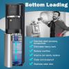imageEuhomy Bottom Loading Water Cooler for 5 Gallons 3 Temperature SettingsColdHotWarm Child Safety Lock Water Dispenser for Apartments Schools Companies BlackSliver3 gallon bottle