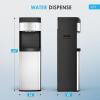 imageEuhomy Bottom Loading Water Cooler for 5 Gallons 3 Temperature SettingsColdHotWarm Child Safety Lock Water Dispenser for Apartments Schools Companies BlackSliver3 or 5 gallon bottle