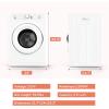 imageEuhomy Compact Dryer 18 cu ft Portable Clothes Dryers with Exhaust Duct with Stainless Steel Liner Four Function Small Dryer Machine Suitable for Apartments Dorm RVs White35 CuFt No 1