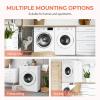 imageEuhomy Compact Dryer 18 cu ft Portable Clothes Dryers with Exhaust Duct with Stainless Steel Liner Four Function Small Dryer Machine Suitable for Apartments Dorm RVs White35 CuFt No 1
