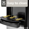 imageEuhomy Hot ampamp Cold Water Dispenser Top Loading Water Dispenser for 3 or 5 Gallon Bottles Top Loading Hot ampamp Cold Water Dispensor with Child Safety Lock for Office HomeSilver and Black