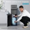 imageEuhomy SelfCleaning Bottom Loading Water Dispenser 3 TemperaturesColdHotWarm with Child Lock Display Light Suitable for Apartments Schools Companies BlackampampSilver
