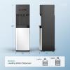 imageEuhomy SelfCleaning Bottom Loading Water Dispenser 3 TemperaturesColdHotWarm with Child Lock Display Light Suitable for Apartments Schools Companies BlackampampSilver