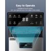 imageEUHOMY Commercial Ice Maker100lbs24HStainless Steel Under Counter Ice Machine with Water Filter33lbs Storage Capacity 45 Cubes in 812 Mins Freestanding Ice Machine for HomeBarCafeRestaurant100lbsday