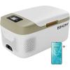 imageEUHOMY 12 Volt Refrigerator 17QT16L Car Refrigerator APP Control Car Fridge 100240V AC 1224V DC Portable Freezer 468 12V Cooler For Van Fishing Camping Travel HomeGreen White