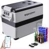 imageEUHOMY 12 Volt Refrigerator 19QT18L Compressor Electric Cooler APP Control Car Fridge 468 Portable Refrigerator 1224V DC 100240V AC Portable Freezer for Camping Travel Boat47QT