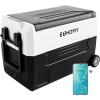imageEUHOMY 12 Volt Refrigerator 58QT55L 12V Fridge Electric Cooler 1224V DC 100240V AC 468 12V Freezer Removable Divider Car Fridge For Camping RV Travel Fishing Outdoor48QT