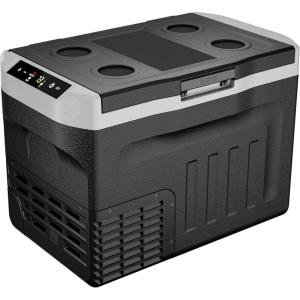 imageEUHOMY 12 Volt Refrigerator 22QT21L 12V Cooler Compressor Electric Cooler 468 12V Fridge 1224V DC 100240V AC Portable Freezer for Camping Travel Truck Home32 Quart
