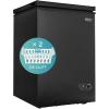 imageEUHOMY 35 CuFt Chest Freezer with Removable Basket Small Deep Freezer Adjustable 7 Thermostat Quiet Mini Freezer FreeStanding Top Door Energy Saving for ApartmentGarageBasementDormHomeBlack35 CUFT