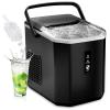 imageEUHOMY Nugget Ice Makers Countertop Ready in 8 Mins 35lbs24H SelfCleaning Portable Ice Maker Machine with Ice Scoop ampamp Basket Sonic Ice Maker with Chewable Pellet Ice for HomePartyRVCampingBlack