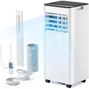 imageEUHOMY 10000 BTU Portable Air Conditioners Up to 450 sqft 31 Standing Smart Cooling AC with Remote Dehumidifier Fan Air Conditioner Cools Room 3 Modes 24hour timer LED Display Bedroom10 000 BTU  NEW