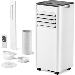 imageEUHOMY 10000 BTU Portable Air Conditioners Up to 450 sqft 31 Standing Smart Cooling AC with Remote Dehumidifier Fan Air Conditioner Cools Room 3 Modes 24hour timer LED Display Bedroom10 000 BTU  NEW 2025