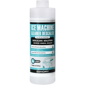 imageEUHOMY Ice Machine Cleaner Descaler 16 Fl OZ Ice Maker Cleaner 4 Uses Per Bottle Ideal Universal Descaling Solution for All Brands Ice Maker Single Use Coffee and Espresso Machines16 Fl Oz Pack of 1
