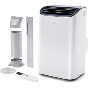 imageEUHOMY Portable Air Conditioners 12000 Btu 3 in 1 Portable Cooling AC with Dehumidifier Fan Modes Standup AC Unit with 46dB Low Noise ampamp 24H Timer Sleep Mode for Bedroom Rooms up to 550 SqFt12 000 BTU with HEAT