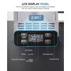 imageEUHOMY 15quot W Commercial Under Counter Ice Maker Machine 90 LbDay AutoCleaning ampamp 24H Timer Gravity DrainageStainless Steel Builtin Freestanding Ice Maker 24 Lb Bin Ideal for Commercial ampamp Home70lbsdayNugget Ice