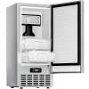 imageEUHOMY 15quot W Commercial Under Counter Ice Maker Machine 90 LbDay AutoCleaning ampamp 24H Timer Gravity DrainageStainless Steel Builtin Freestanding Ice Maker 24 Lb Bin Ideal for Commercial ampamp Home70lbsdayNugget Ice